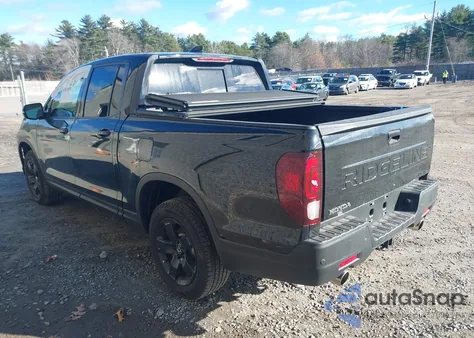 2025 Honda Ridgeline Black Edition z USA, uszkodzony, nr VIN 5FPYK3F84SB040055